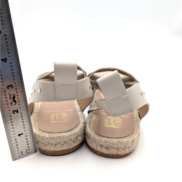 Bruno Magli Perla Ankle Strap Espadrille Sandals Women's Cream Size US9M EU40 - Picture 5 of 13